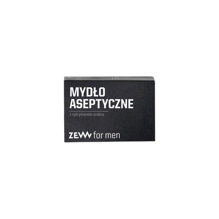 Zew For Men Natural Antiseptic Soap For Hands, Body, And Face With Silver Citrate And Birch Charcoal 85ml