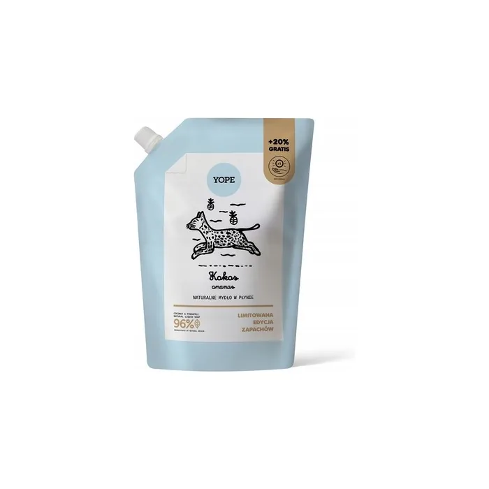Yope Liquid Soap Refill Coconut & Pineapple 600ml