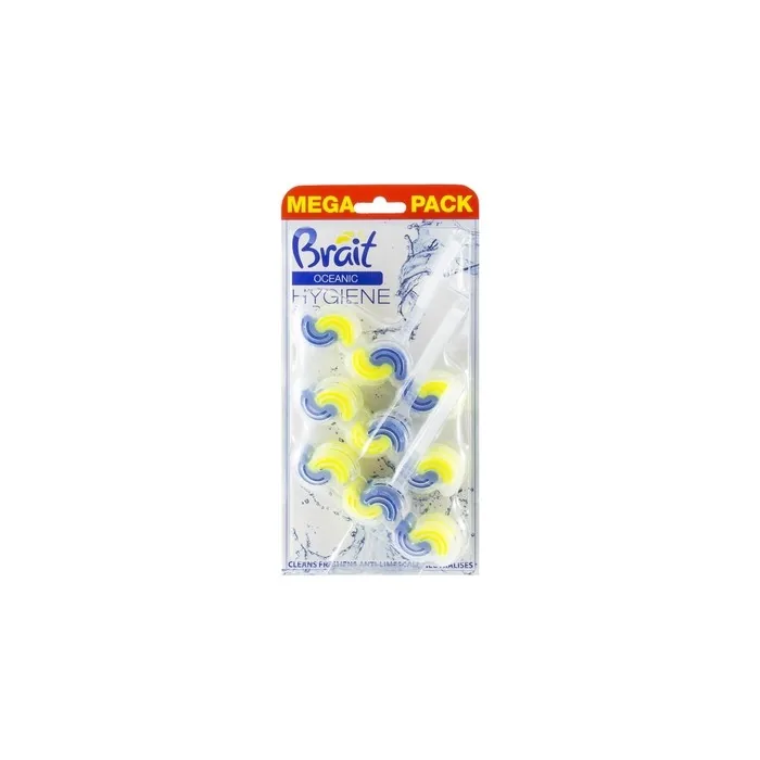 Dramers Brait Hygiene & Fresh Toilet Block 2phase Oceanic 1 Pack 3x45g