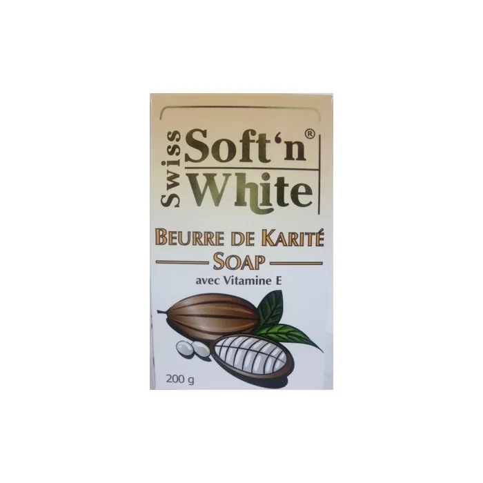 Swiss Soft N White Shea Butter Soap 200g