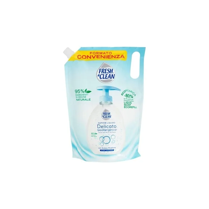 Fresh & Clean Hypoallergenic Mild Liquid Soap 1000ml