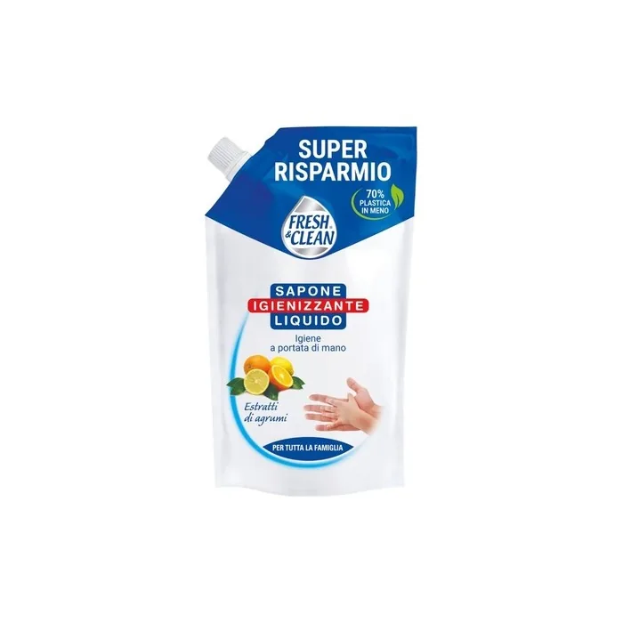 Fresh & Clean Liquid Soap Eco Ricicled 500 Milliliters Citrus