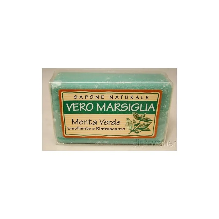 Nesti Dante Italy True Marseille Green Mint Natural Soap New Sealed 157ml