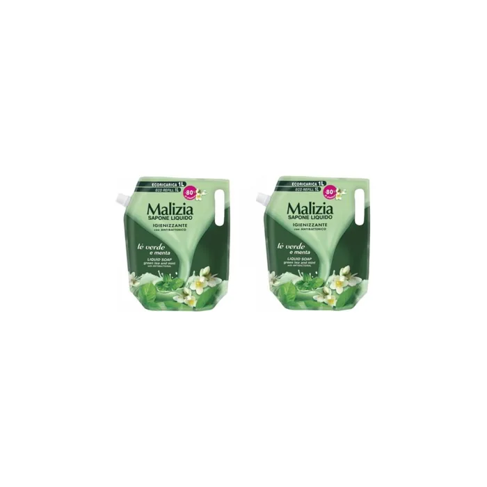 Malizia Green Tea & Mint Liquid Soap 1000ml