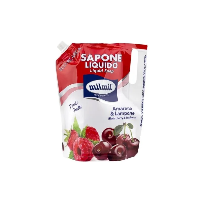 Mil Mil Sapone Sacco 900 Ml Lampone Amarena