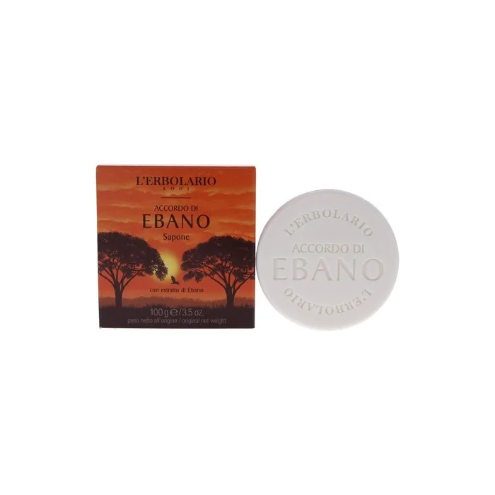 L'ERBOLARIO Scented Soap Agreement of Ebony 100 Grams Soothing Hands Body