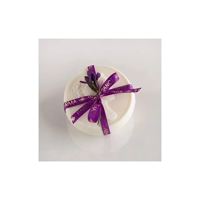 Violetta Di Parma Cameo Soap White / Purple