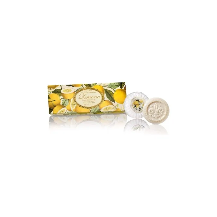 Fiorentino Citrus Handmade Italian Soap Round 99.8g 3 Pack