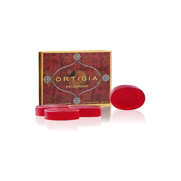 Ortigia Pomegranate Glycerine Soaps - Small Box