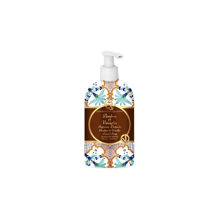 Aquaviva Liquid Soap with Amber and Vanilla 500ml