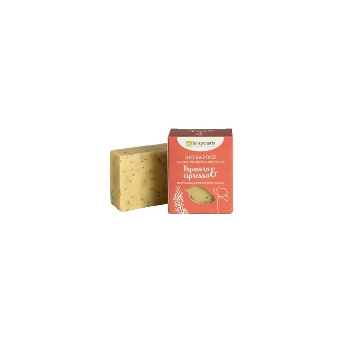 LaSaponaria Poppy & Cypress Soap 100g