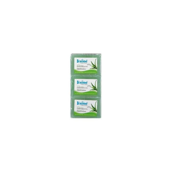 Lixon Aloe Vera Soap For Dry Or Sensitive Skin 3x125g