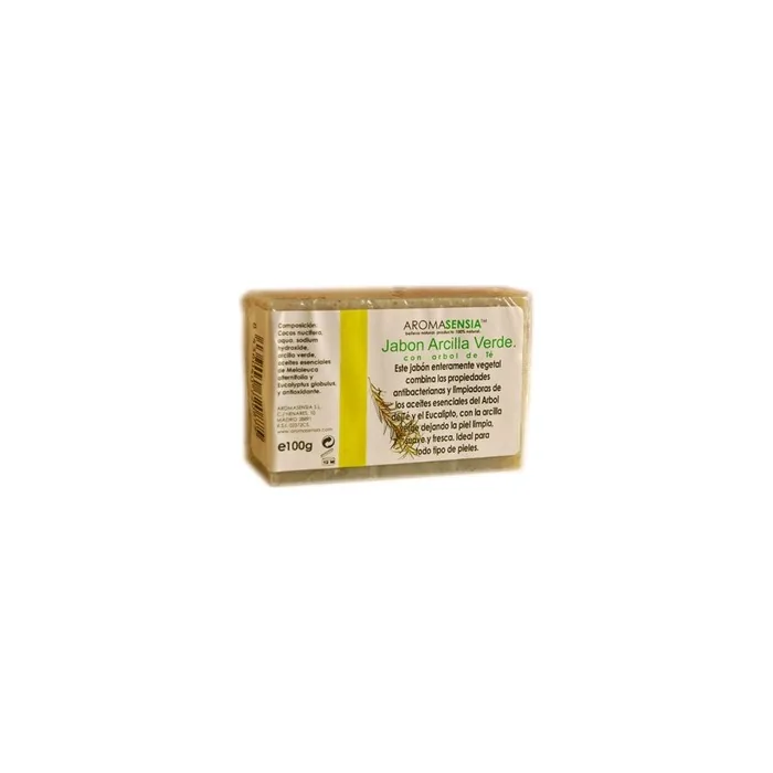 Aromasensia Green Clay And Tea Tree Soap 100 G