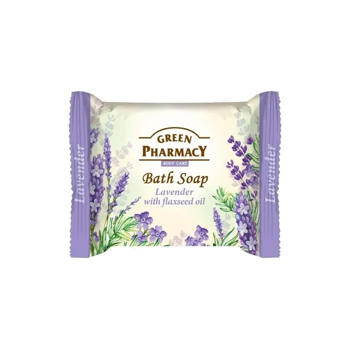 Green Pharmacy Bath Soap with Lavender and Linseed Oil 100g