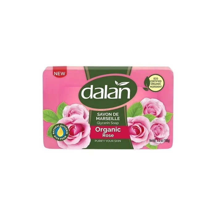 Dalan Organic Rose Glycerine Soap 150g