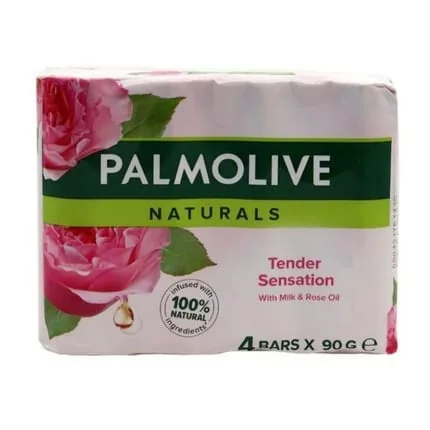 Palmolive Tender Sensation Rose Milk Soap 4 x 90g