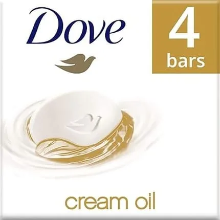Dove Nourishing Argan Oil Soap Bar 4x 90g