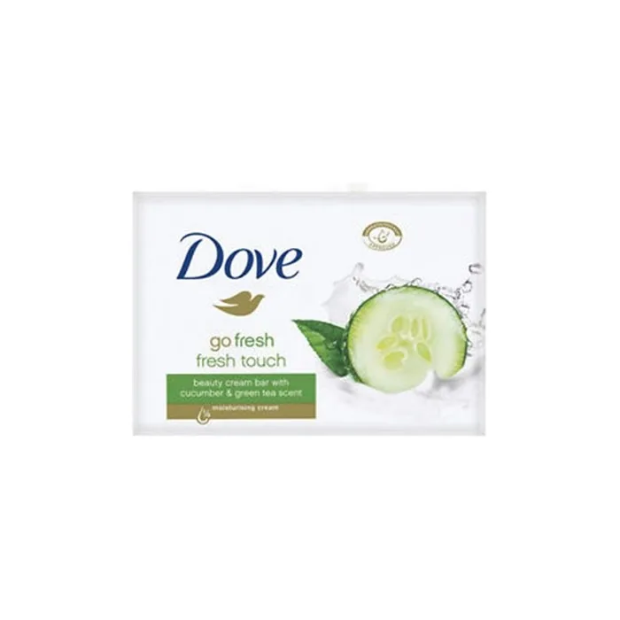 Dove Go Fresh Touch Beauty Cream Soap Bar Cucumber & Green Tea Scent 4 Pack 100g - Pack of 4