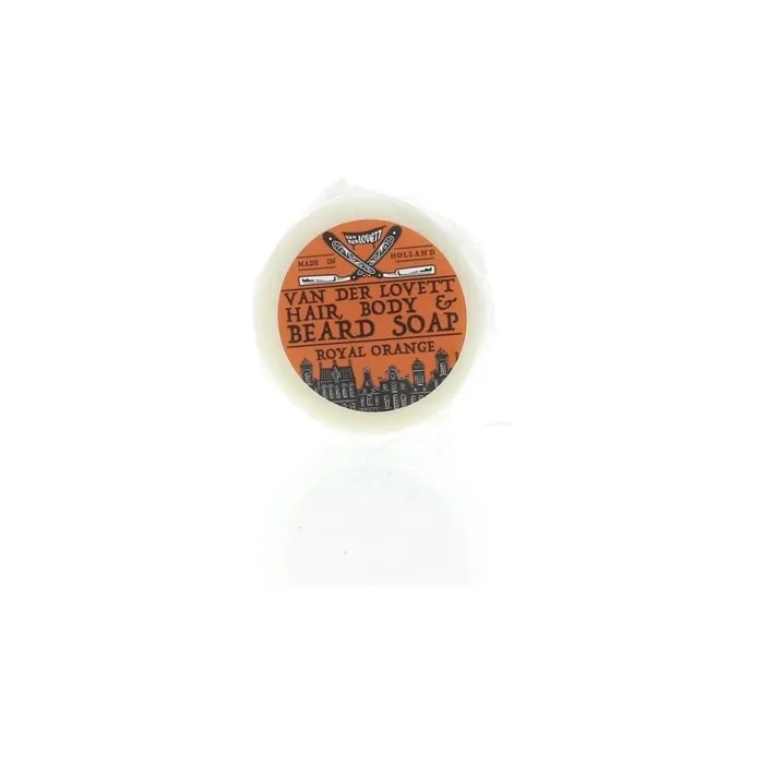 Van Der Lovett Royal Orange Hair, Body & Beard Soap Soap 60gr