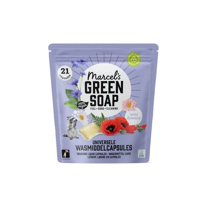 Marcel's Green Soap Washing Capsules Universal Wild Flowers
