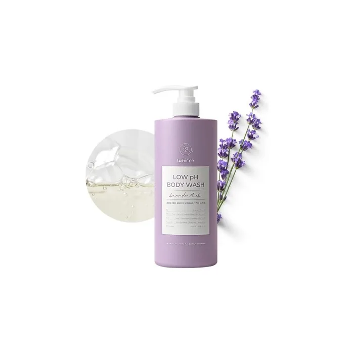 Laferme Low pH Balanced Gentle Korean Body Wash with Natural & Organic Ingredients