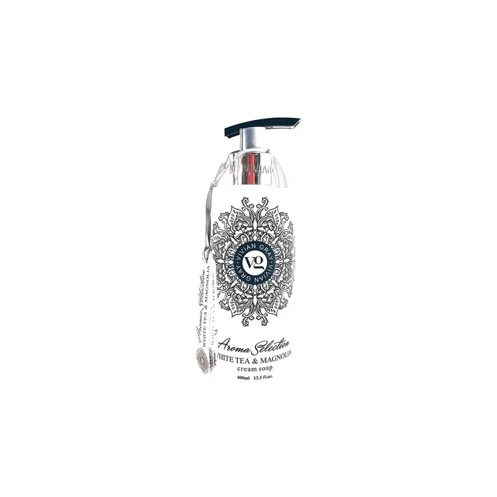 Vivian Gray 2015 Aroma Selection Soap Dispenser with White Tea & Magnolia Cream Soap 400ml