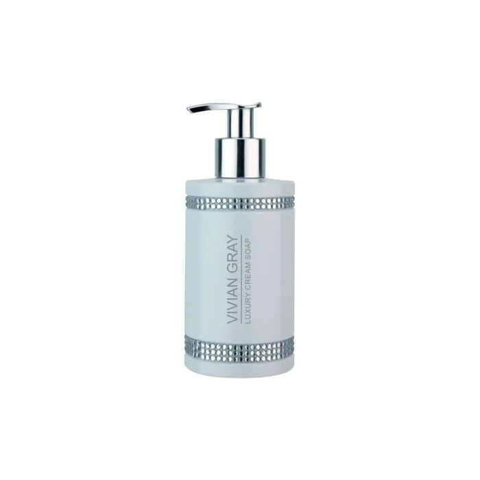 Vivian Gray 3210 Soap Dispenser With Crystals Cream Soap, White 250 Ml