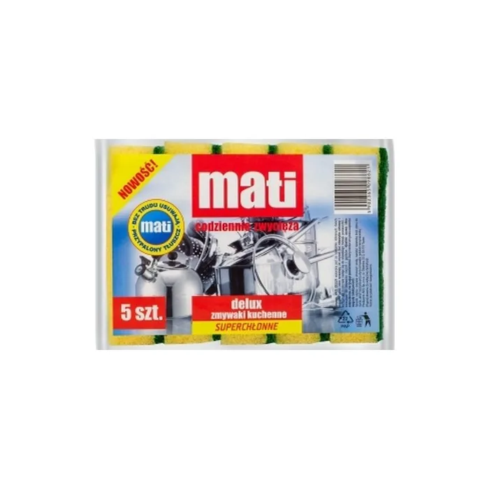 MATI Kitchen Sponge Deluxe 5 Pack