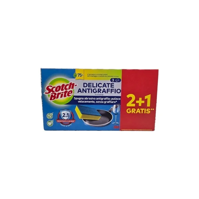 3M Universal Laminated Scourer Polyurethane PU Blue
