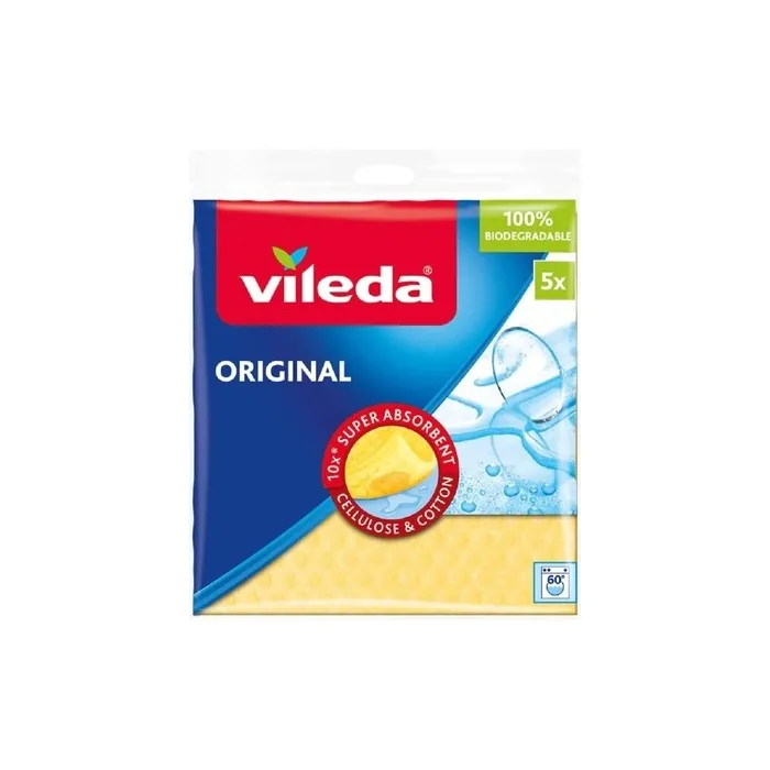 Vileda 142290 Sponge Cloth Aqua 240 X 190 X 28