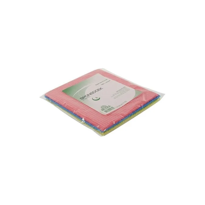 Betra Assorted Color Sponge Cloths - Pack of 3
