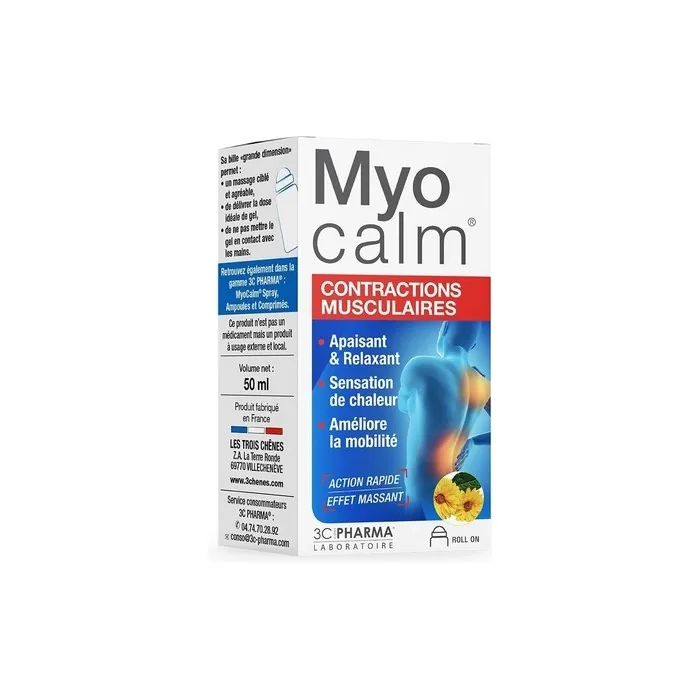 3c Pharma Myocalm Roll-On Muscle Lotion 50ml