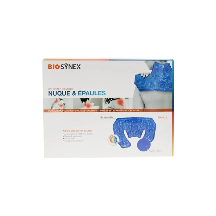 BIOSYNEX Kinecare Thermal Cushion for Shoulders and Neck 45x32cm - Blue
