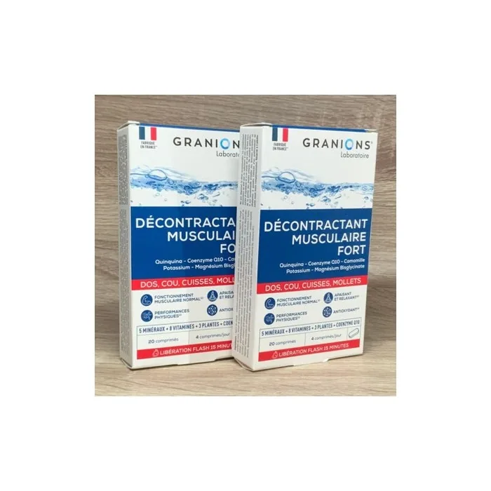 Granions Strong Muscle Relaxant 20 Tablets