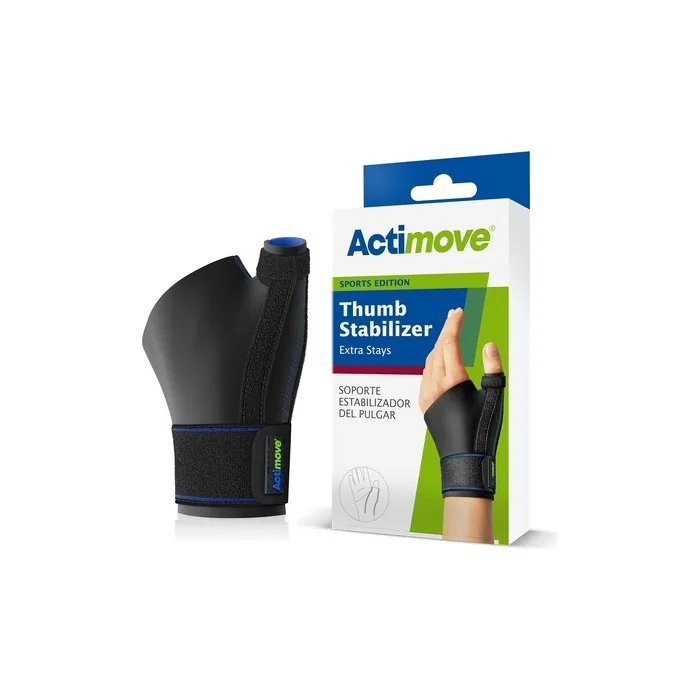 Actimove Sports Edition Thumb Stabiliser For Pain Relief And Support Black Largexlarge