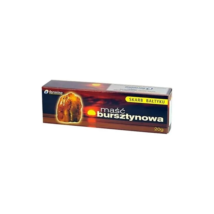 Amber Ointment 20g - Support for Rheumatic Conditions, Muscle Relaxation, and Improved Blood Circulation