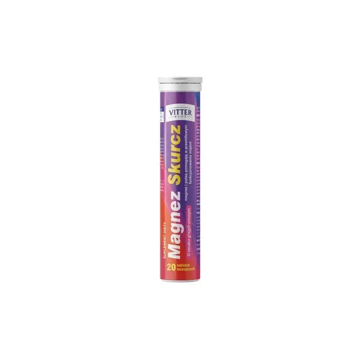 Vitterblue Magnesium Effervescent Tablets for Muscle Relief