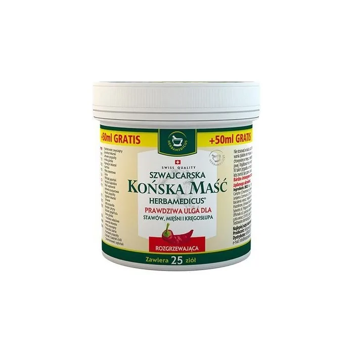 Swissmedicus Warming Horse Balm 500ml - Herbal Formula for Joint and Muscle Pain Relief