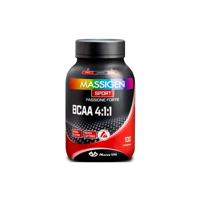 Bcaa 4:1:1 Massigen Sport 100 Tablets