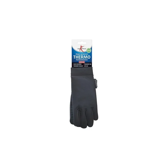 Lucovitaal Thermo Gloves Copper Woven Size Small