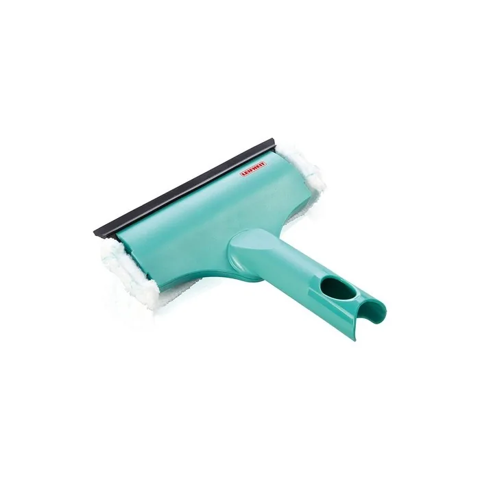 Leifheit 3-in-1 Mini Window Cleaner with Microfiber Fleece and Squeegee 20cm