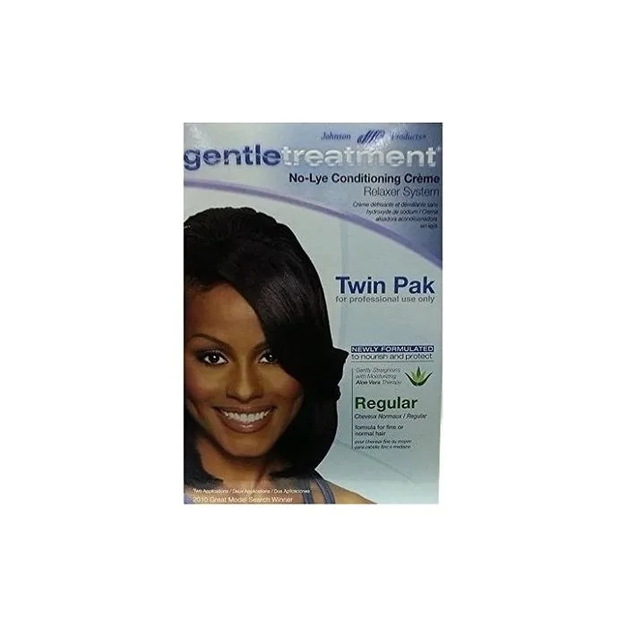 Gentle Treatment No Lye Conditioning Cream Relaxer Twin Pack Regular