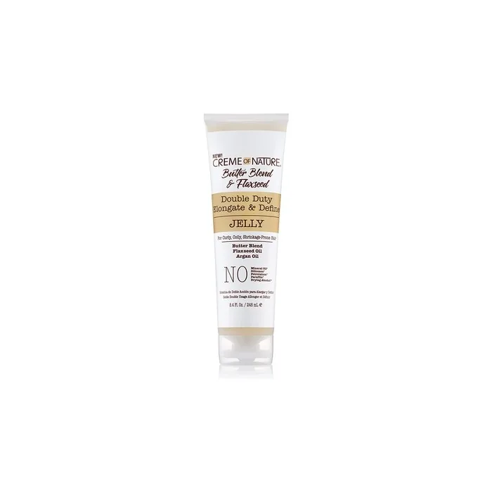 Creme of Nature Curl Elongater Butter Blend with Argan Oil and Flaxseed Oil 8.45oz