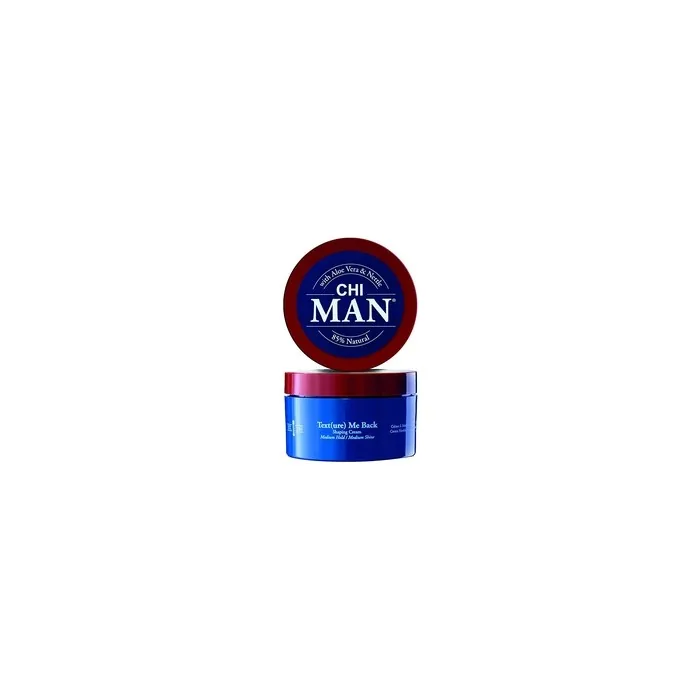 CHI Man Texture Me Back Shaping Cream Medium Hold Men's Hair Styling Cream 3 ounces