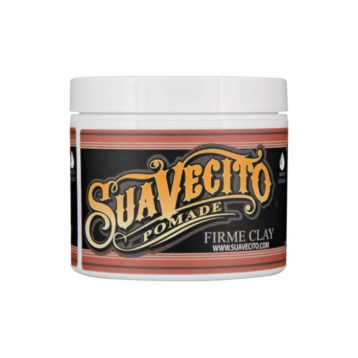 Suavecito Pomade Firme Clay Strong Hold Hair Clay for Men 4oz/113g