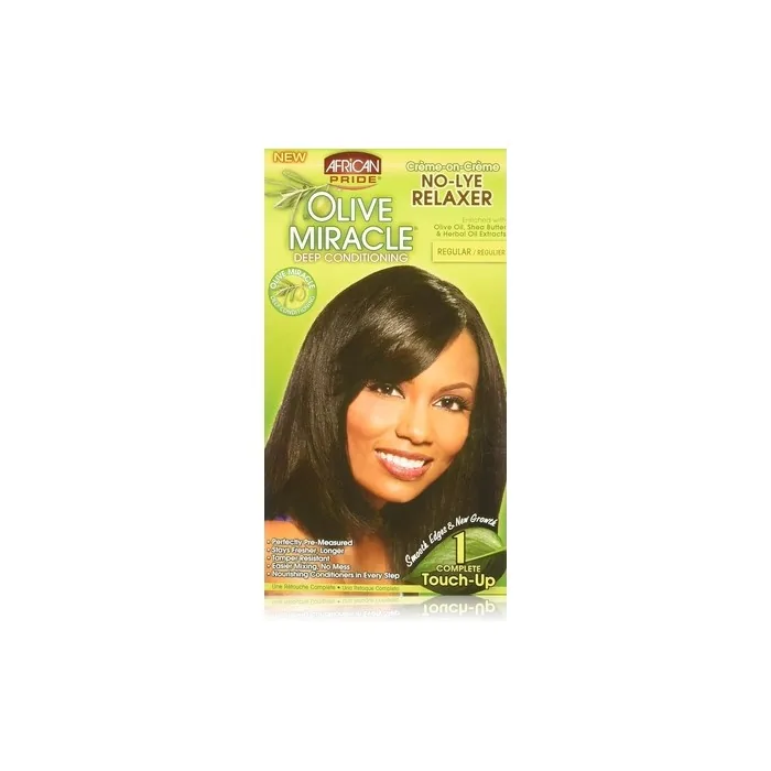 African Pride Olive Miracle Touch-Up Kit Relaxer Regular