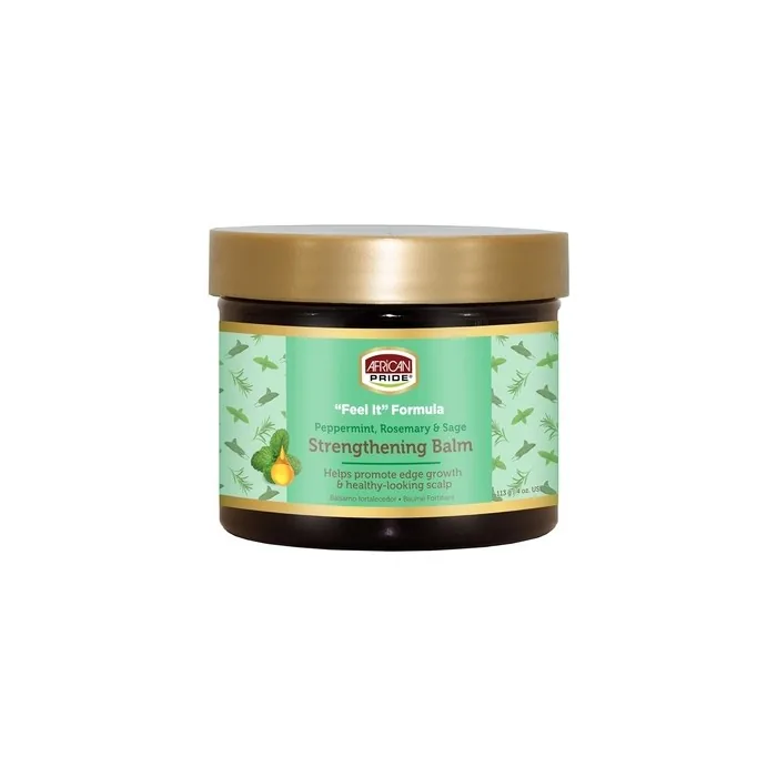 African Pride Feel It Formula Hair Strengthening Balm 4oz