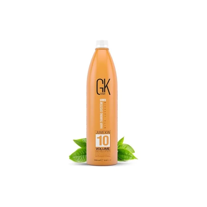 GK HAIR Global Keratin Hair Creme 10 Volume Developer 33.8 Fl Oz for Hair Coloring Bleach - High-Performance Long Lasting Semi-Permanent Hair Color Toner Dye