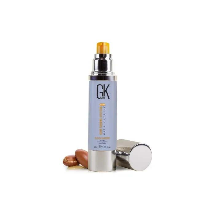 GK HAIR Global Keratin Leave in Cashmere Hair Smoothing and Styling Cream 1.69 Fl Oz/50ml