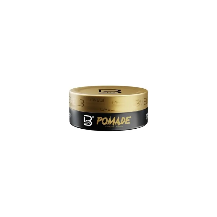 L3 Level 3 Pomade Improves Hair Strength and Volume Long-Lasting Hold Infused with Keratin Small Pomade